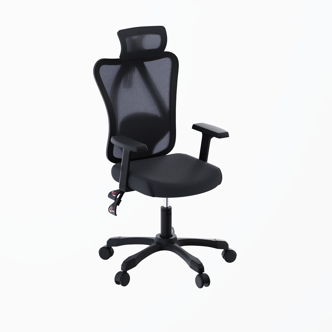 Activejet T5 ergonomic office chair black