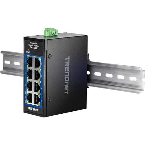 Trendnet TI-GLC80 network switch Unmanaged Gigabit Ethernet (10/100/1000) Black