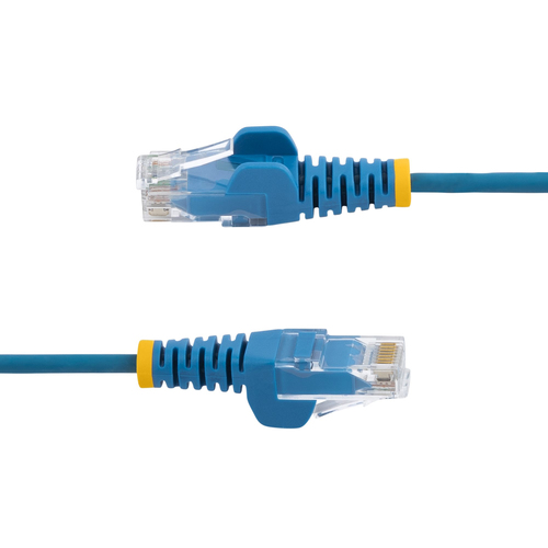 StarTech.com 2.5 m CAT6 Cable - Slim - Snagless RJ45 Connectors - Blue