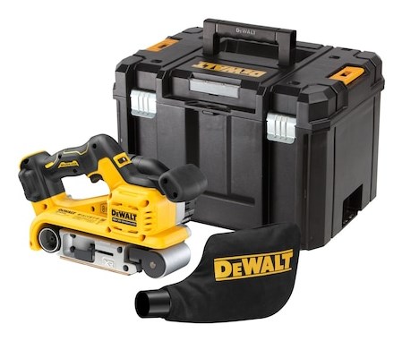 Belt sander DEWALT DCW220NT portable sander 18V Yellow  Black