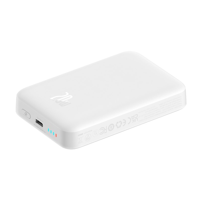 Baseus P10059001223-00 Lithium polymer (LiPo) power bank 10000 mAh Wireless charging White