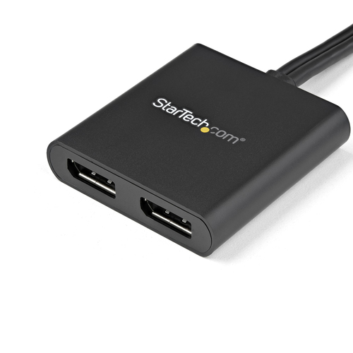 StarTech.com 2-Port Multi Monitor Adapter - Mini DisplayPort to 2x DisplayPort MST Hub - Dual 4K 30Hz - Video Splitter for Extended Desktop Mode on Windows PCs Only - mDP 1.2 to 2x DP
