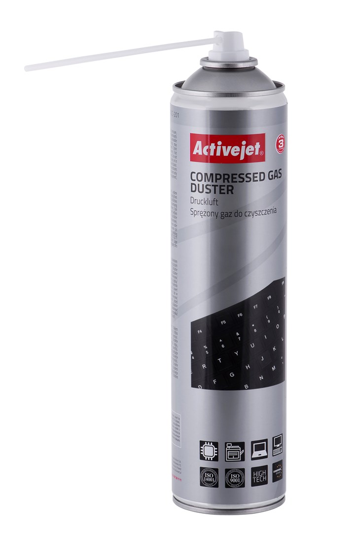 Activejet AOC-201 Compressed Air (600 ml) Air Cleaning Spray  Easy to Clean Hard to Reach Places