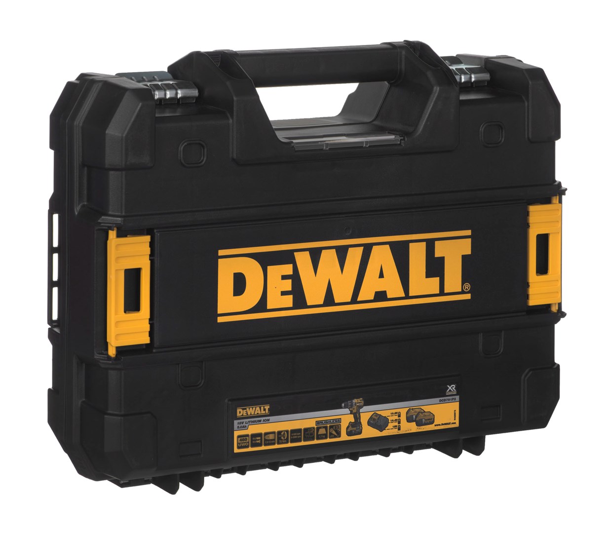 DeWALT DCD791P2 drill Black Yellow 1.7 kg
