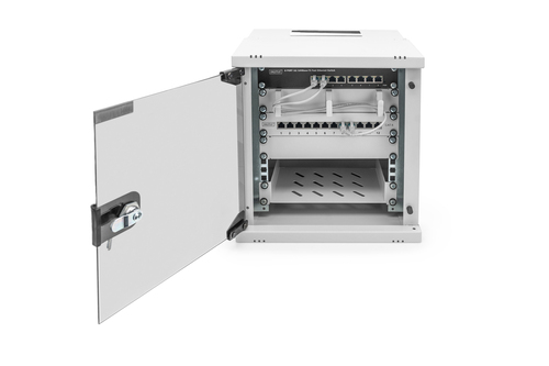Digitus SOHO Pro wall-mounted enclosure - 254 mm (10") - 315x300 mm (WxD)