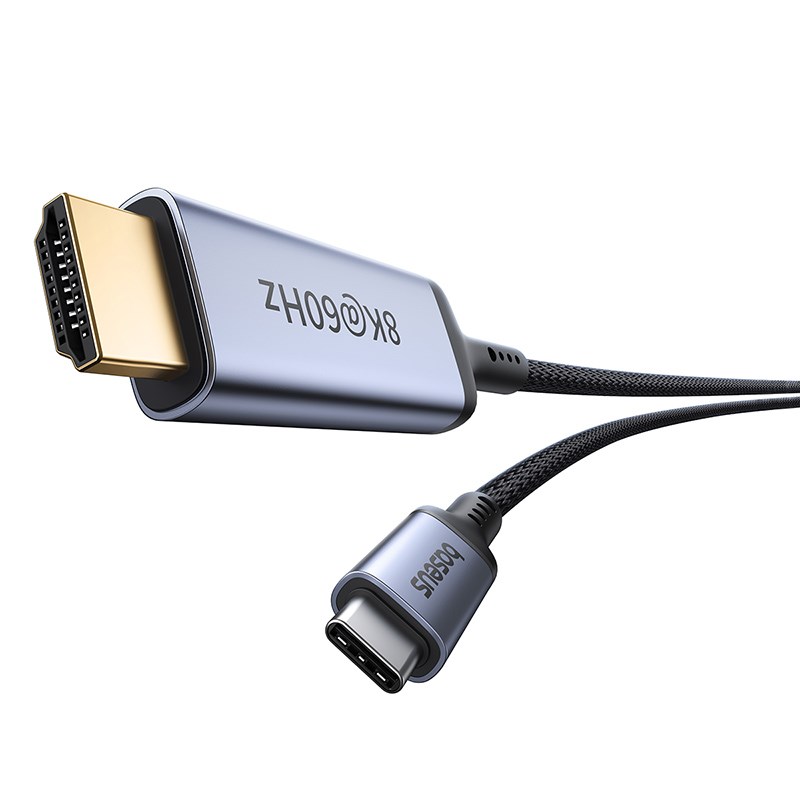 Baseus High Definition Series Flexible USB C to HDMI8K cable 1.5 m Black