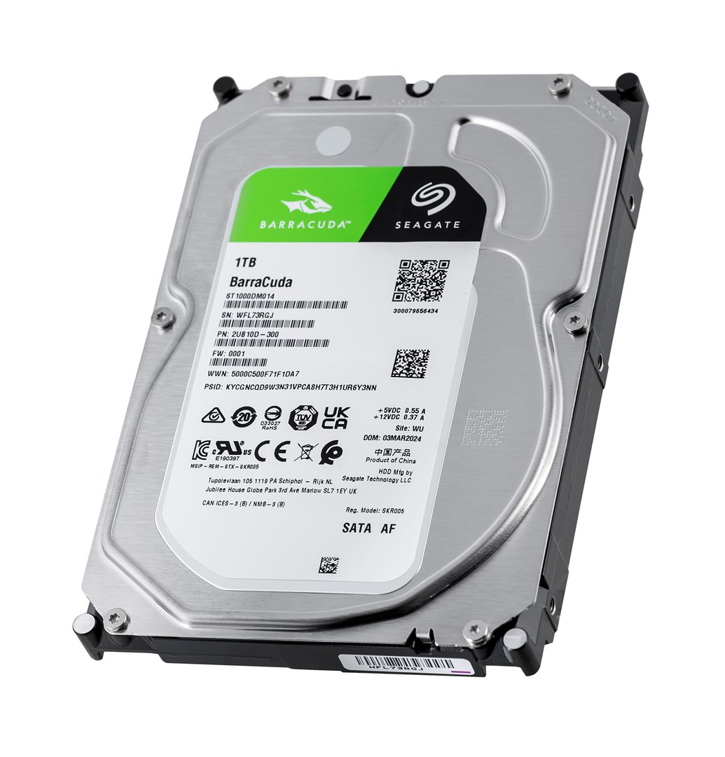 Seagate Barracuda ST1000DM014 internal hard drive 1 TB 7200 RPM 256 MB 3.5" Serial ATA III