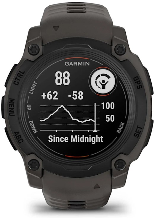 Garmin Instinct E 2.18 cm (0.86") MIP 40 mm Digital 166 x 166 pixels Black GPS (satellite)