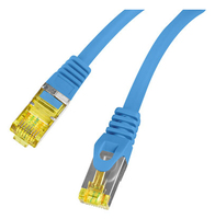Lanberg PCF6A-10CU-0025-B networking cable Blue 0.25 m Cat6a S/FTP (S-STP)