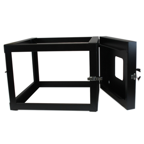 StarTech.com 6U Hinged Open Frame Wall-Mount Server Rack - 22 in. Deep