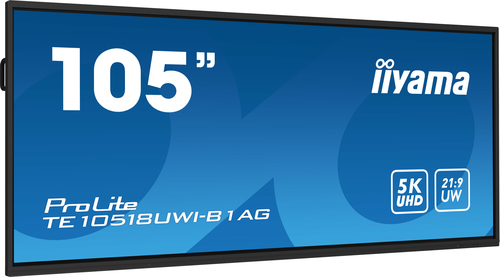 iiyama 105” Ultra-wide Interactive 5K UHD display with 21:9 panoramic view