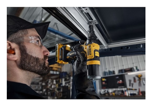 DeWALT DCF403NT-XJ power rivet tool Black  Yellow 2.4 3.2 4 4.8 mm 10000 kN