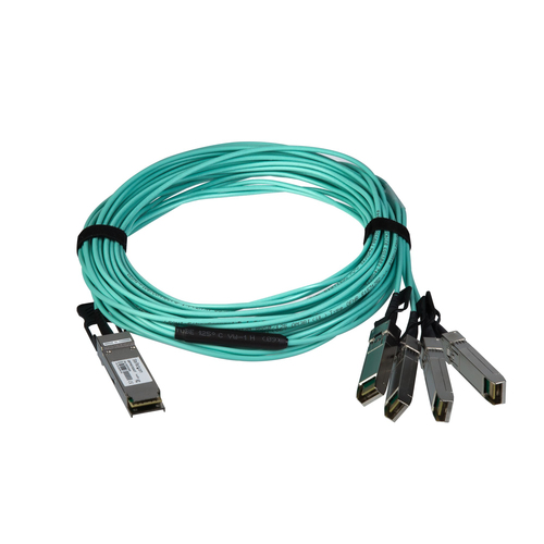 StarTech.com AOC Breakout Cable for Cisco QSFP-4X10G-AOC7M - 7m/23ft 40G 1x QSFP+ to 4x SFP+ AOC Cable - 40GbE QSFP+ Active Optical Fiber - 40Gbps QSFP Plus/Transceiver Module Breakout Cable - C9300 C3850 (QSFP4X10GAO7)~AOC Breakout Cable for Cisco QSFP-4X10G-AOC7M - 7m/23ft 40G 1x QSFP+ to 4x SFP+ AOC Cable - 40GbE QSFP+ Active Optical Fiber - 40Gbps QSFP Plus/Transceiver Module Breakout Cable - C9300 C3850