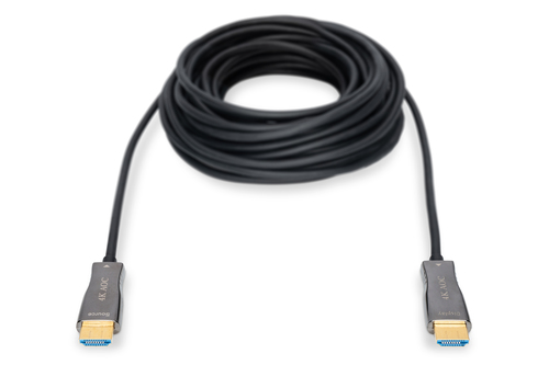 Digitus HDMI AOC Hybrid Fiber Optic Cable, UHD 4K, 15 m