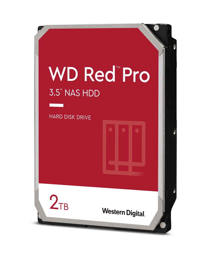Western Digital Red Pro internal hard drive 2 TB 7200 RPM 64 MB 3.5" Serial ATA III