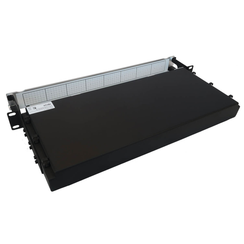 Tripp Lite Preloaded Fiber Panel, 1U - 4x (12F MTP/MPO-PC to 4x LC Duplex F/M) 8F Trunk Cables, OM4 Multimode, 10 m (32.8 ft.)