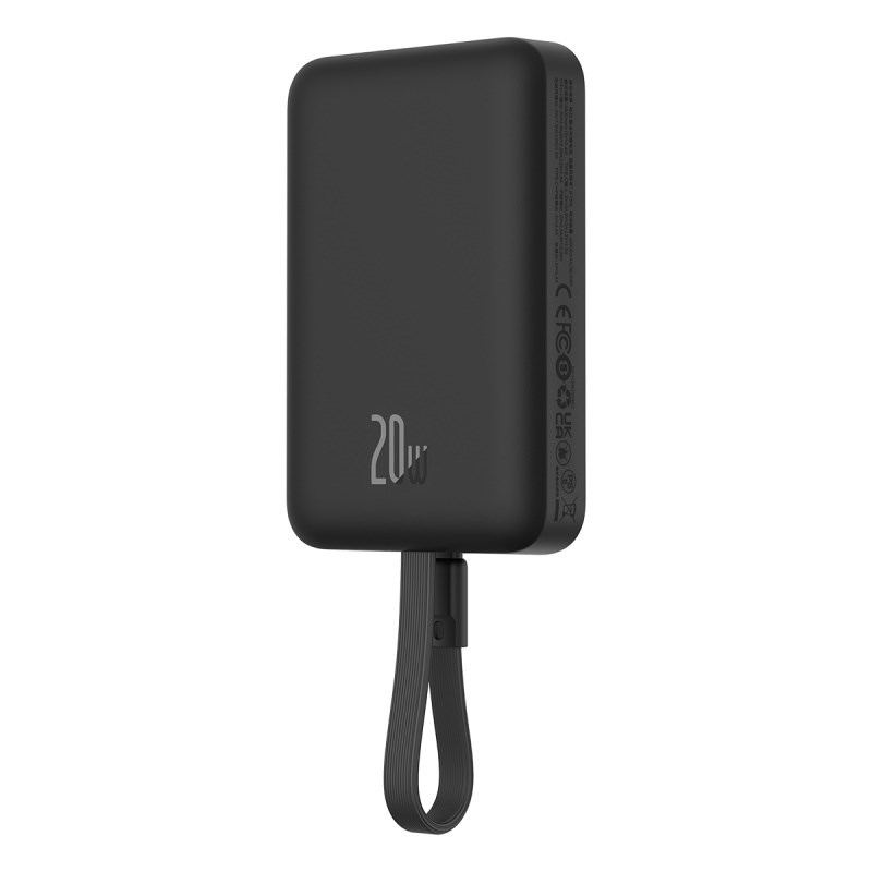 Baseus Magnetic Mini Lithium Polymer (LiPo) 10000 mAh Wireless charging Black