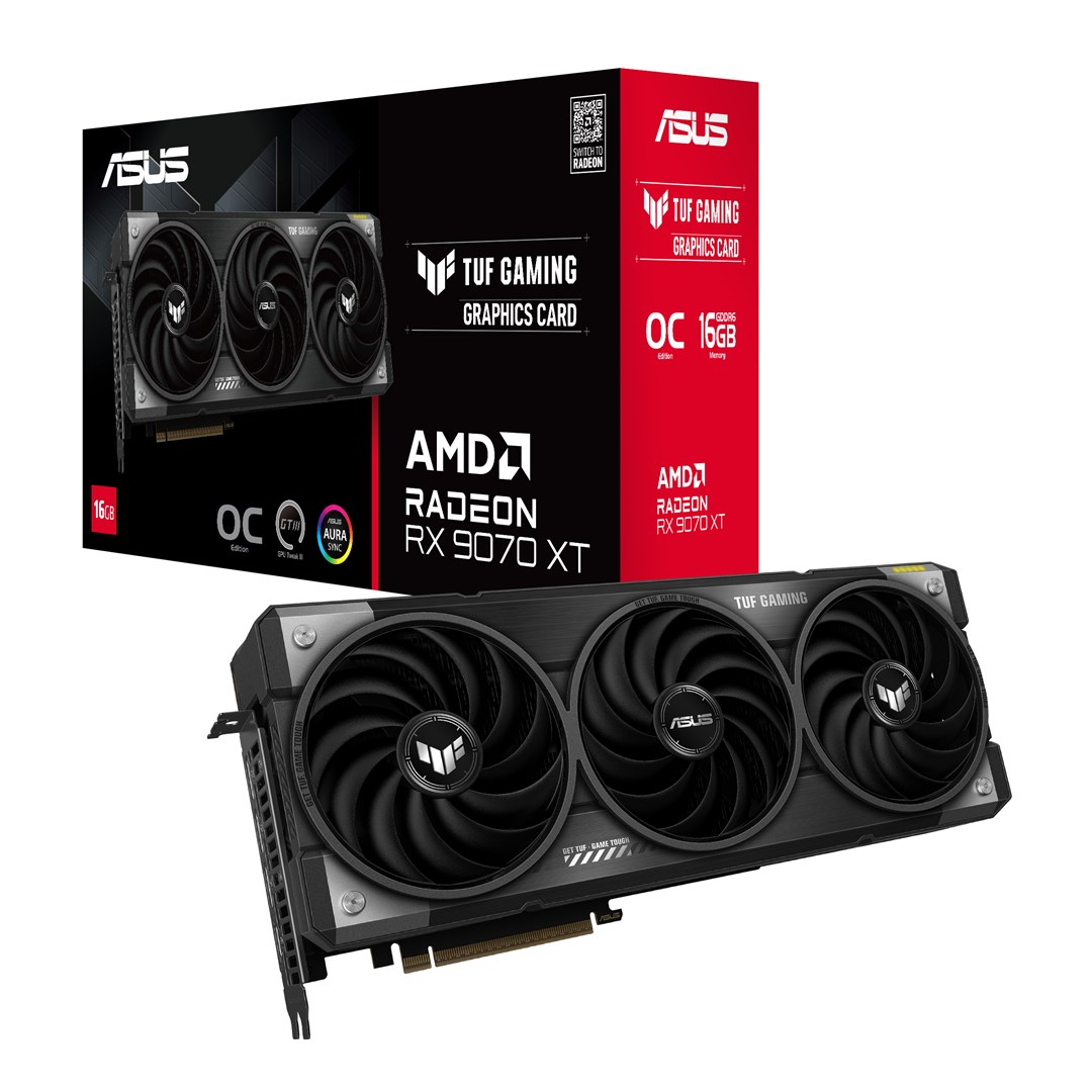 ASUS TUF Gaming TUF-RX9070XT-O16G-GAMING AMD Radeon RX 9070 XT 16 GB GDDR6