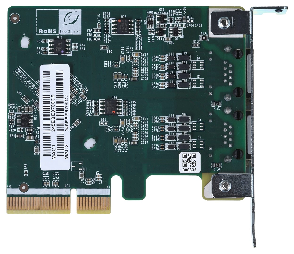QNAP QXG-2G2T-I225 network card Internal Ethernet 2500 Mbit/s