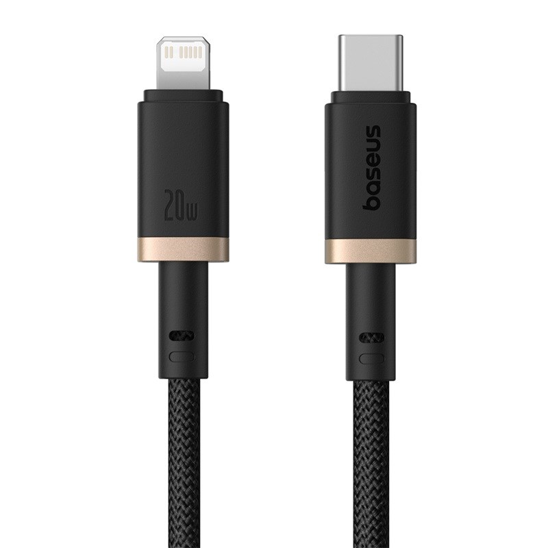 Baseus Dura Type C fast charging cable for iP 20 W 1 m Black  Gold