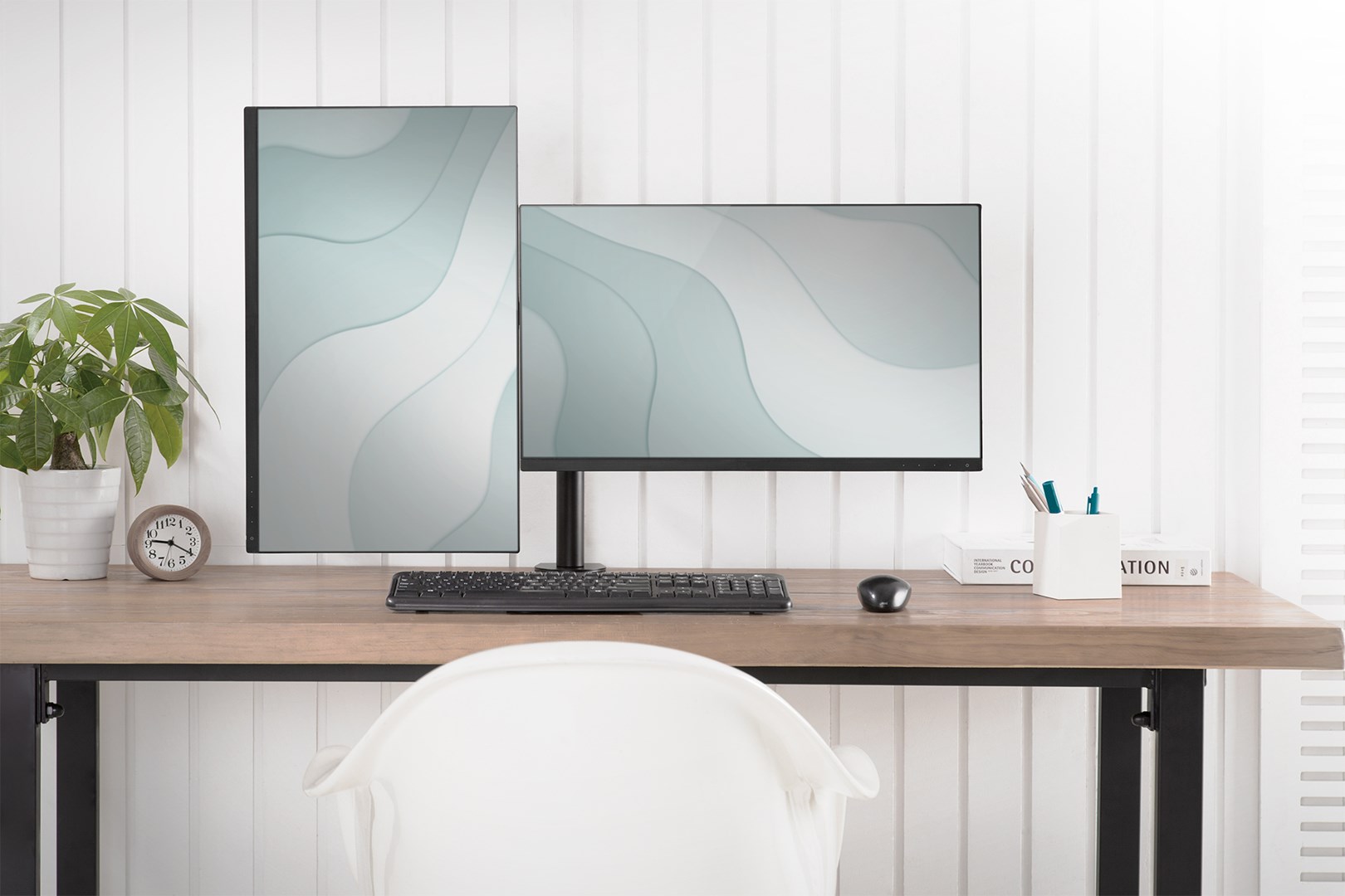 Digitus Universal Dual Monitor Clamp Mount