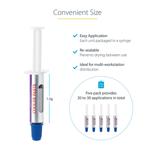 SILV5-THERMAL-PASTE - Memory & Processors by StarTech.com