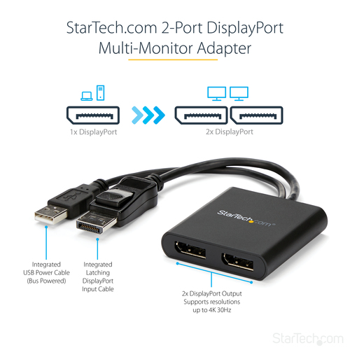 MSTDP122DP - Cables & Adaptors by StarTech.com