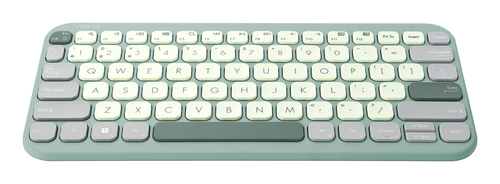 ASUS KW100 keyboard Home Bluetooth Green, Latte