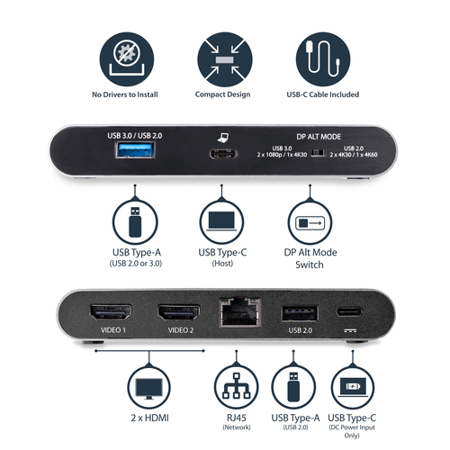 DK30C2HAGPD - Cables & Adaptors by StarTech.com
