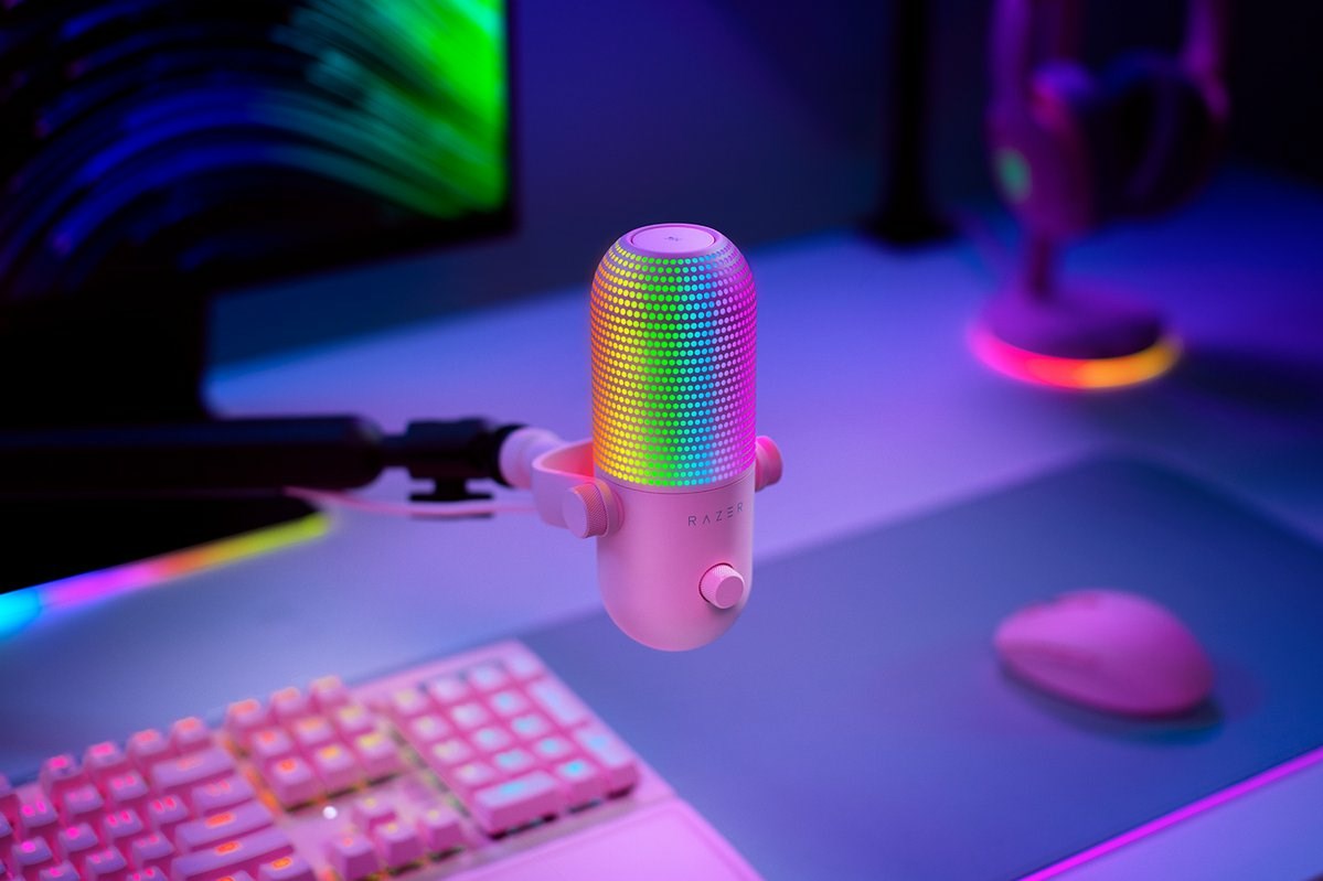 Razer Seiren V3 Chroma Pink PC microphone