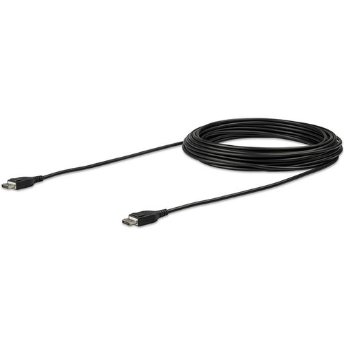 StarTech.com 50ft (15m) DisplayPort Active Optical Cable (AOC) - 8K 60Hz/4K 120Hz Video - Fiber Optic DisplayPort 1.4 Cable - HDR10 HBR3 - Long Ultra HD DP to DP Cord for Monitor/Display