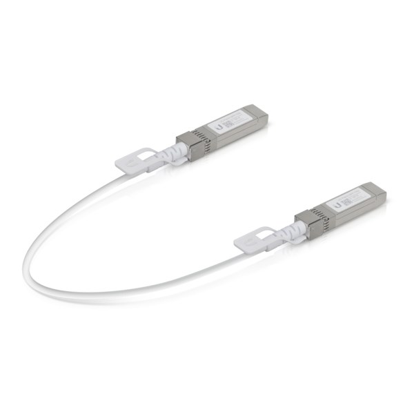 Ubiquiti UC-DAC-SFP+ InfiniBand/fibre optic cable 0.5 m SFP+ White