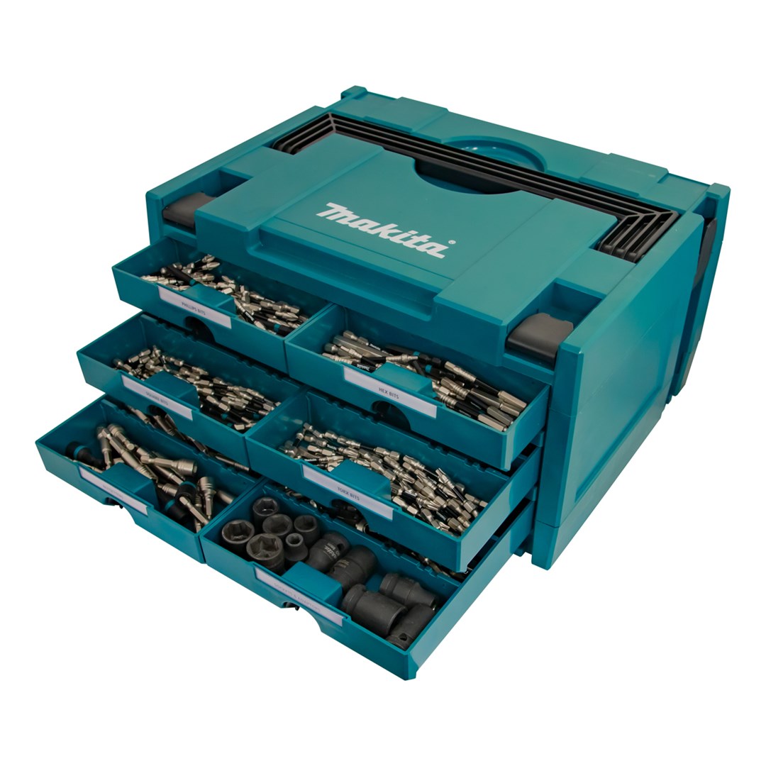 Makita MAKSTOR 3.6 Small parts box Black  Blue