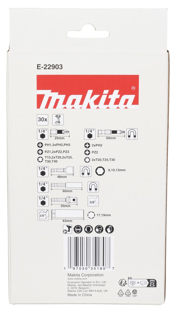 Makita E-22903 screwdriver bit