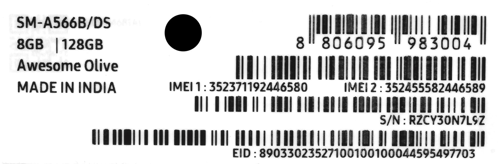Samsung Galaxy A56 17 cm (6.7") Dual SIM Android 15 5G USB Type-C 8 GB 128 GB 5000 mAh Olive