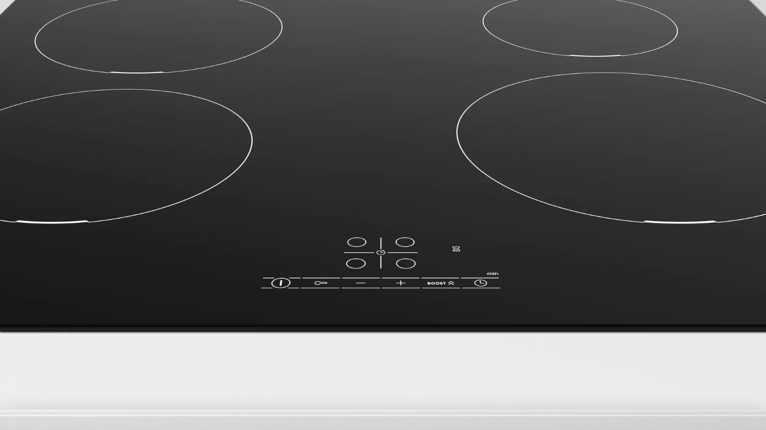 Bosch PIE611BB5E hob Black Built-in 60 cm Zone induction hob 4 zone(s)