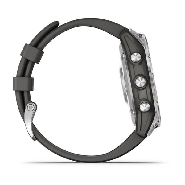 Garmin fenix 7 3.3 cm (1.3") MIP 47 mm Digital 260 x 260 pixels Touchscreen Silver Wi-Fi GPS (satellite)