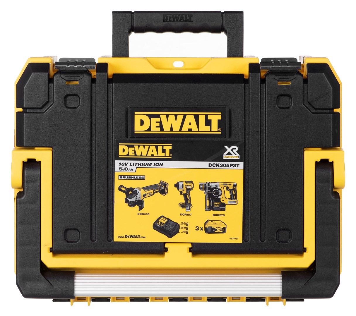 POWER TOOL COMBO KIT DEWALT DCK305P3T (DCF887+DCH273+DCG405)