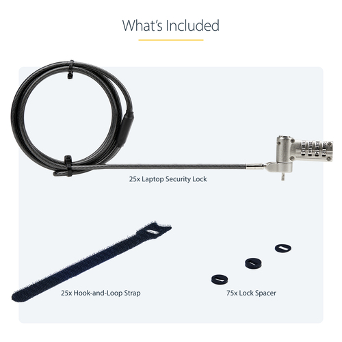 UNIVCS25-LAPTOP-LOCK - Cables & Adaptors by StarTech.com