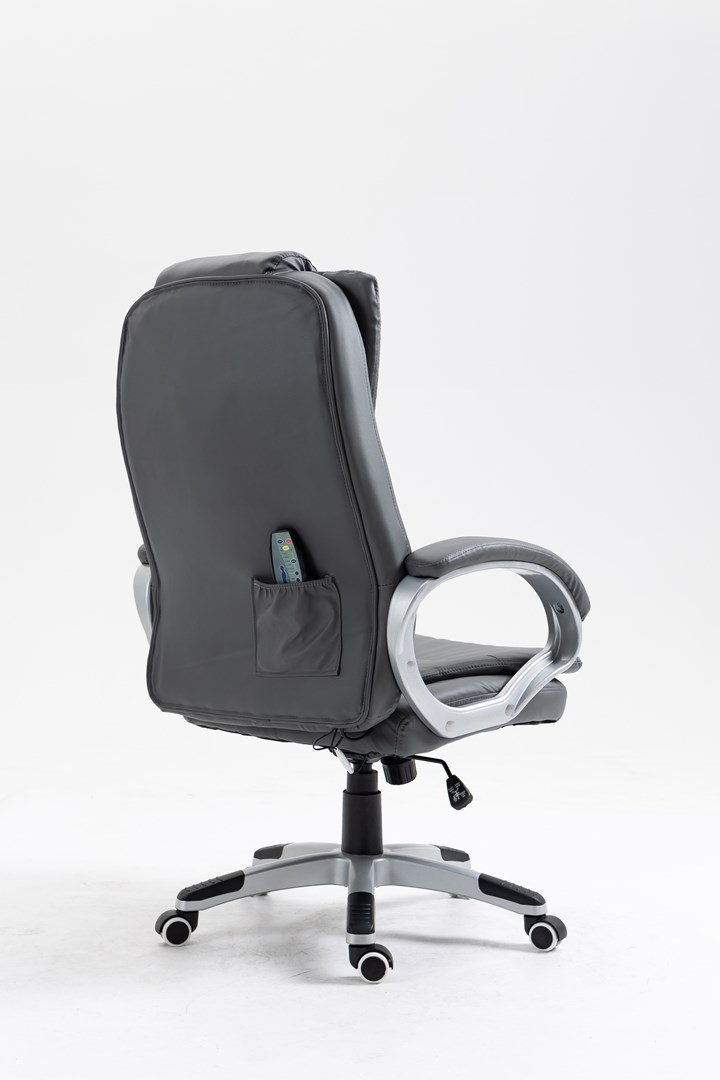 Activejet heated office chair with massage YK7304 grey