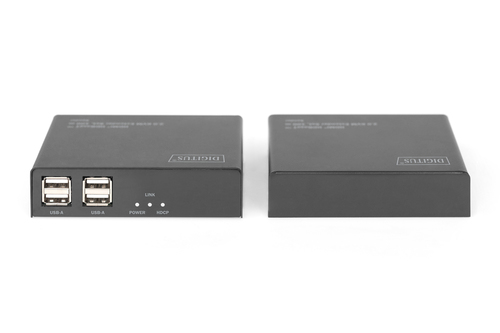 Digitus 4K HDMI HDBaseT™ 2.0 KVM Extender Set, 100 m