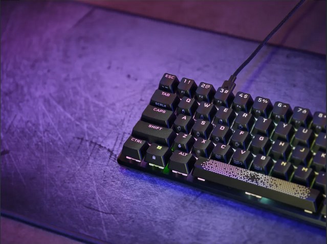 Corsair K65 PRO MINI keyboard Gaming USB QWERTZ German Black