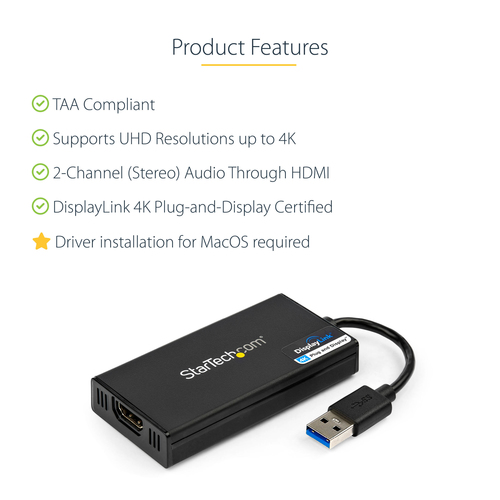 USB32HD4K - Cables & Adaptors by StarTech.com