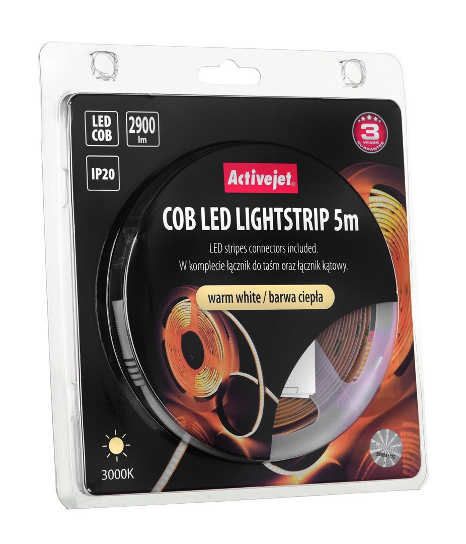 Activejet AJE-COB 5m ciep strip light Universal strip light Indoor