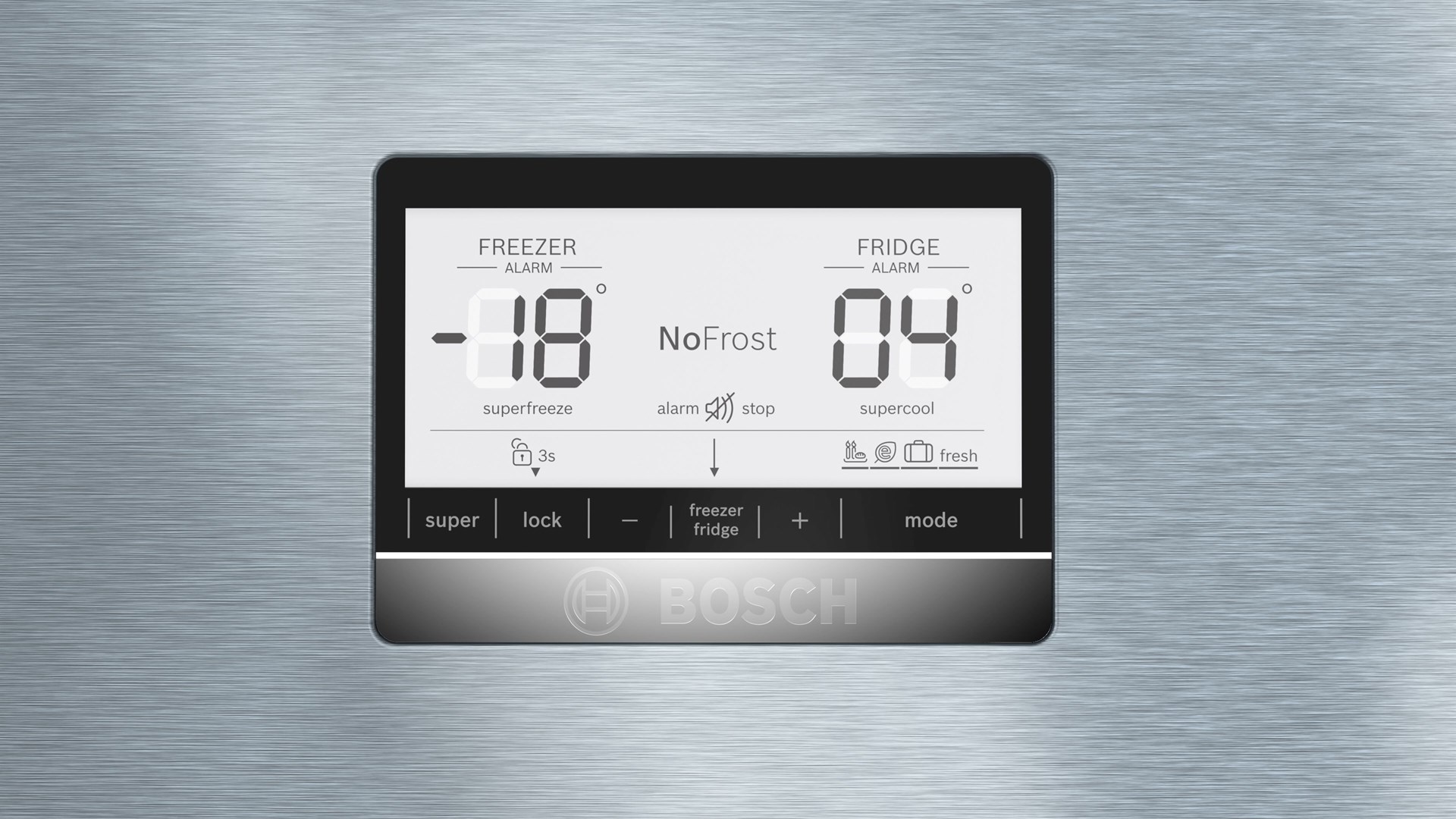 Bosch Serie 6 KGN86AIDR fridge-freezer Freestanding 631 L D Stainless steel