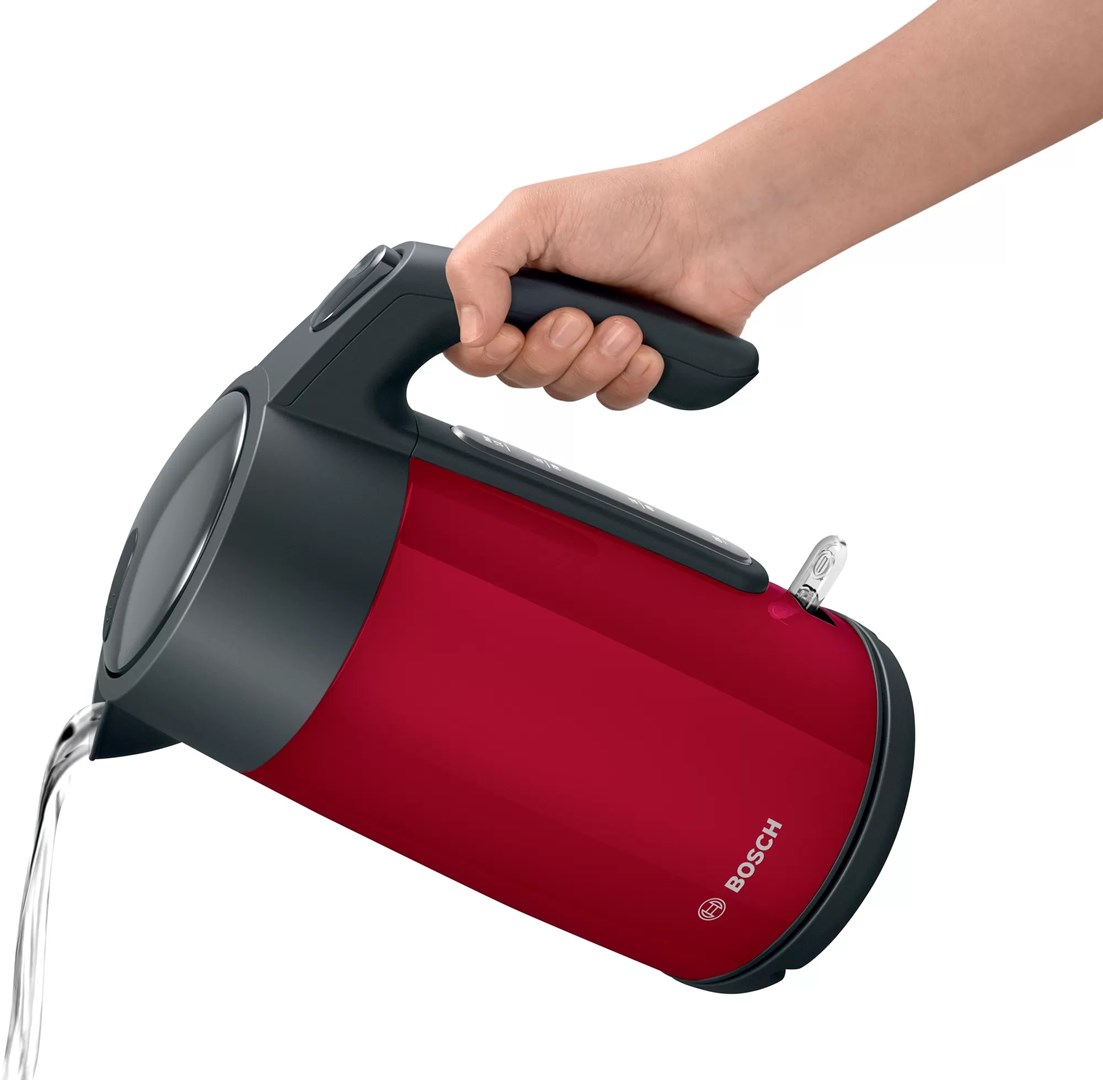 Electric kettle Bosch TWK 7L464  2400 W  1.7 l Red