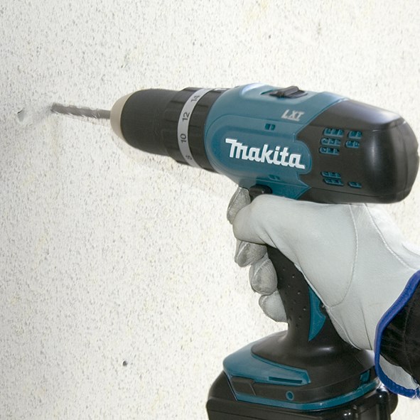 Makita DHP453RFE drill Keyless Black Blue 1.8 kg