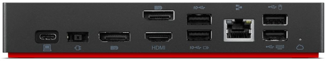 Lenovo ThinkPad Universal USB-C Smart Dock Wired Thunderbolt 4 Black