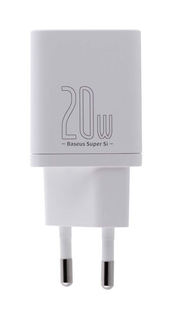 Baseus Super Si Smartphone White AC Fast charging Indoor