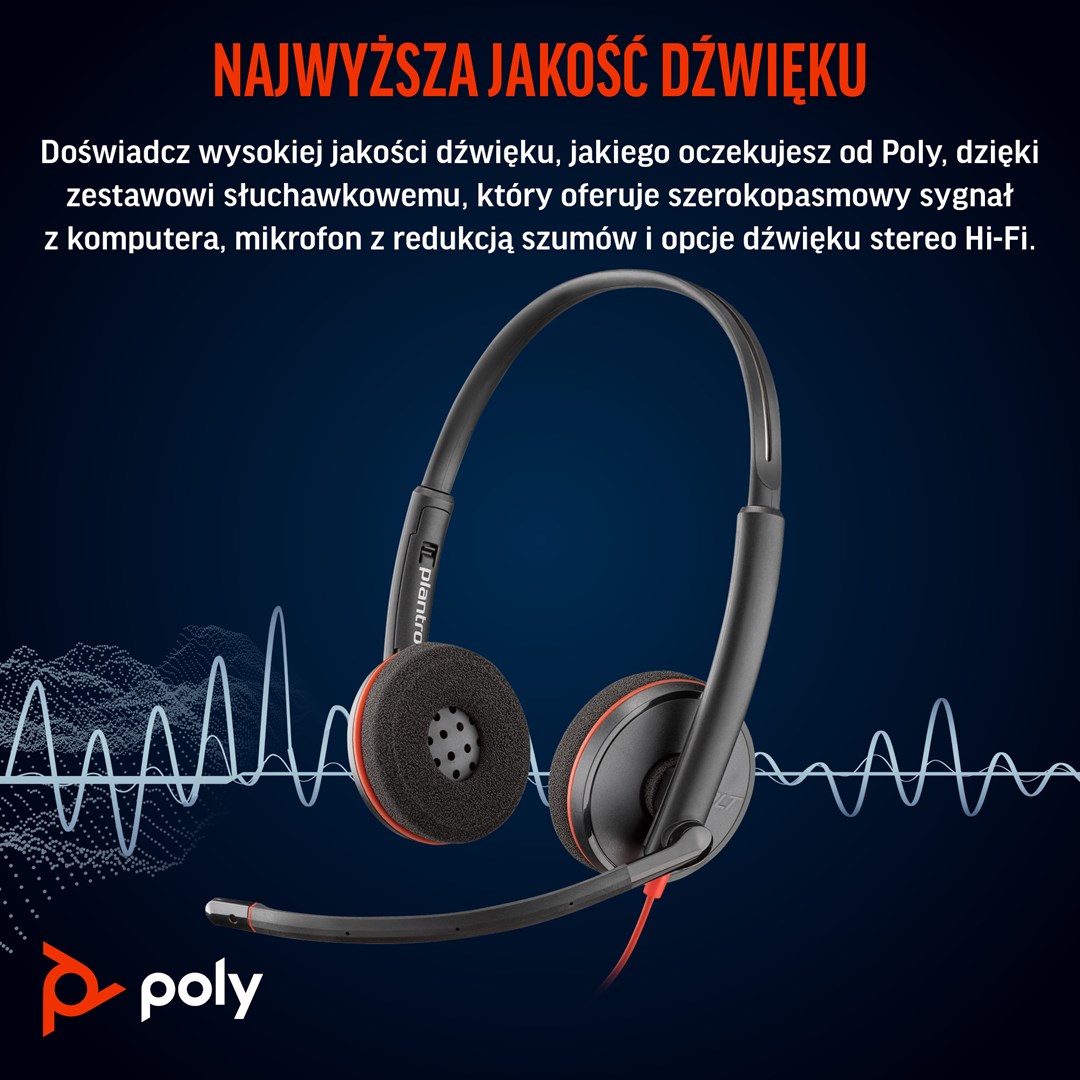 Poly Blackwire 3220 ...